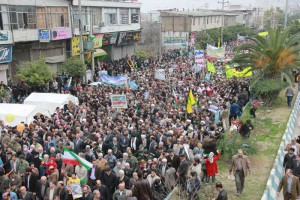 حضور حضرت آیت الله جباری در راهپیمایی 22 بهمن